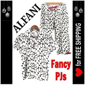 ALFANI Intimates 100% Cotton 2pc Lounge/Pajamas